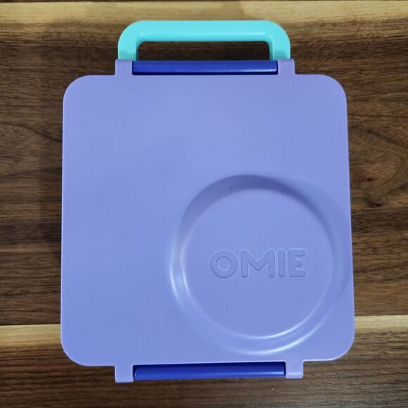 Omie Box Insulated Bento Lunch Box Leakproof Thermos Food Jar Purple - Picture 1 of 8